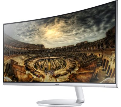 SAMSUNG C34F791 Quad HD 34  Curved LED Monitor - Silver